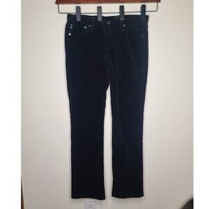 AG Adriano Goldschmied The Ballad slim boot black corduroy pants - 28